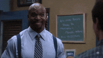 Hooray Smile Terry Jeffords GIF