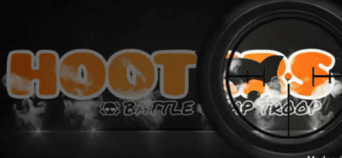 Hooters Battle Logo With Scope GIF