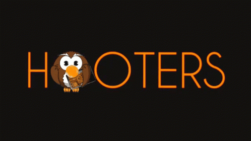 Hooters Troop Logo Orange Splash GIF