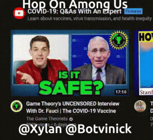 Hop on Among Us Shows Two Men