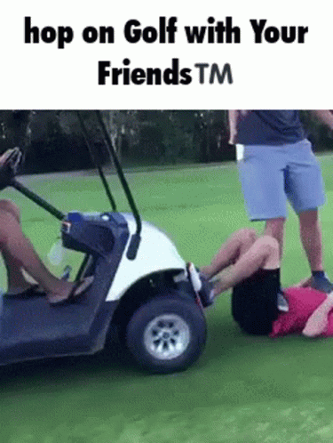 Hop On Golf With Your Friends GIF