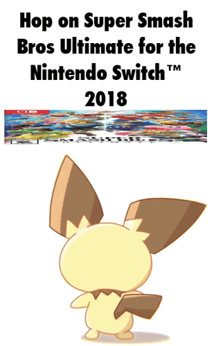 Hop On Super Smash Bros Ultimate Nintendo Switch Poster GIF