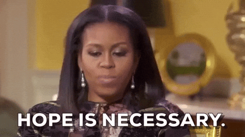 Hope Is Necessary Michelle Obama GIF