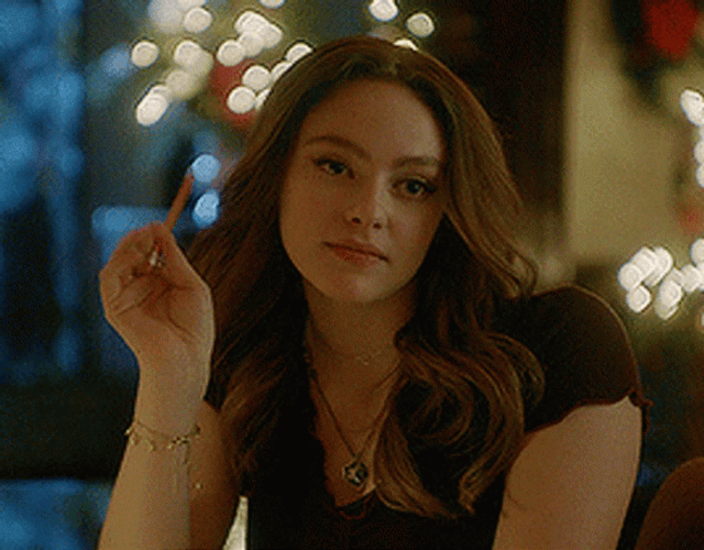 Hope Mikaelson Feeling Uncomfortable GIF