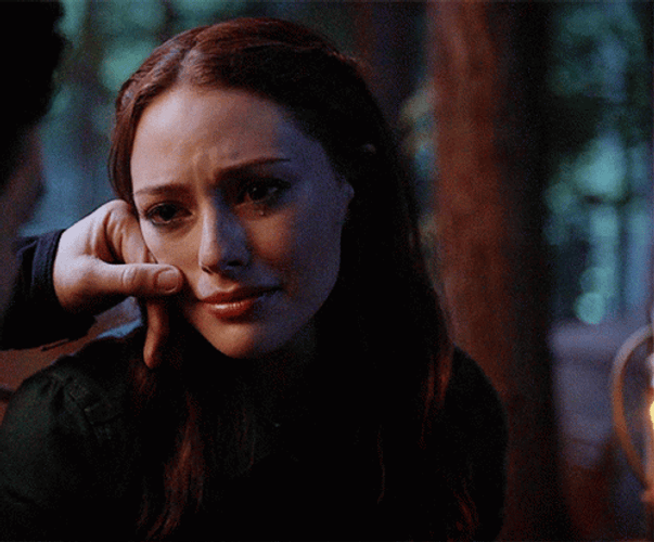 Hope Mikaelson Touch Face GIF
