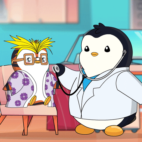 Hope You Feel Better Soon Doctor Penguin GIF