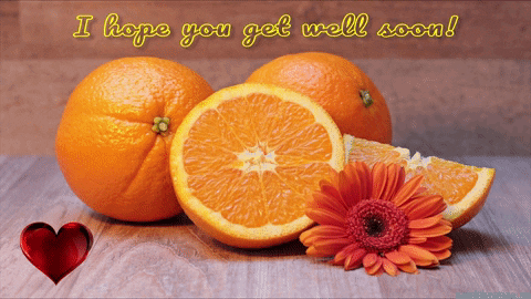 Hope You Feel Better Soon Oranges GIF