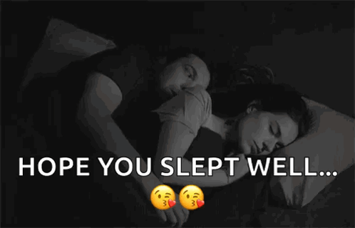 Hope You Sleep Well Couple Hugging GIF