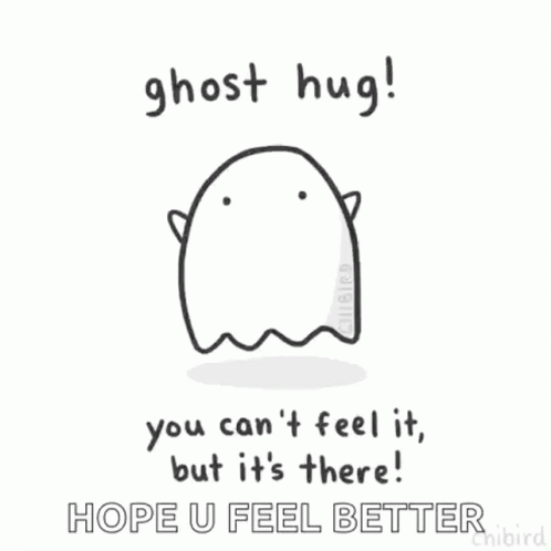 Hope Youre Feeling Better Animated Cute Ghost GIF