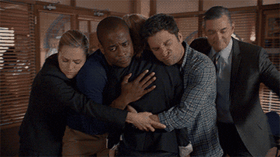 Hope Youre Feeling Better Psych Characters Hugging GIF