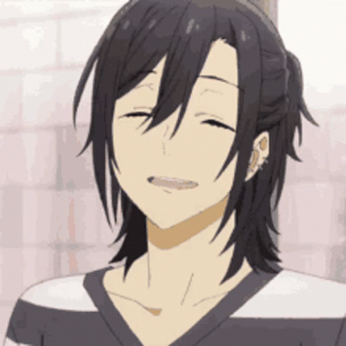 Horimiya Izumi Miyamura Happy Expression GIF