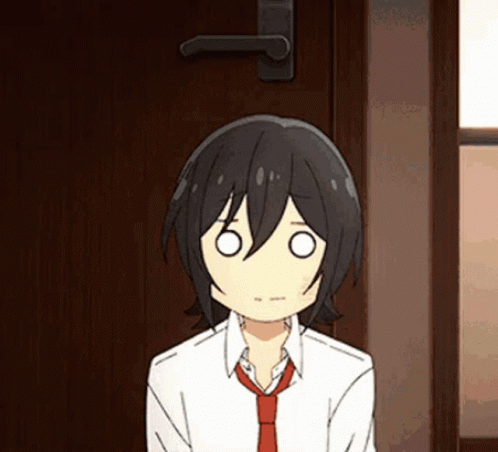 Horimiya Izumi Miyamura Scratching Head GIF