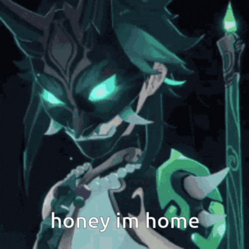 Horned Cartoon Holding Sword Honey Im Home