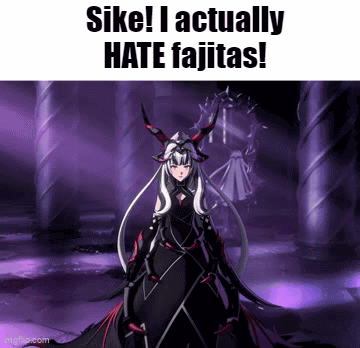 Horned Character Dark Room Sike I Actually Hate Fajitas GIF