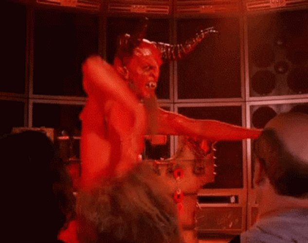 Horned Demon From Hell Dancing GIF