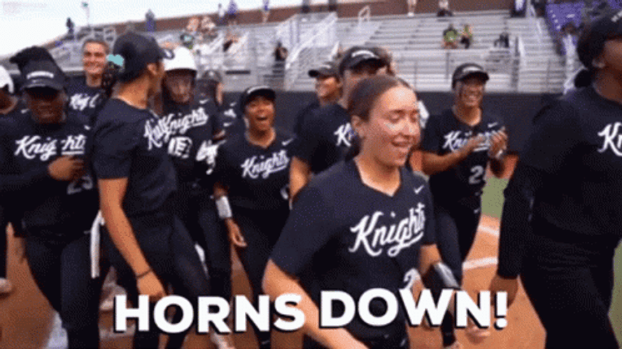 Horns Down GIF