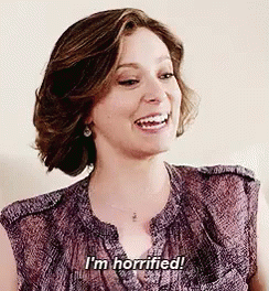 Rachel Bloom Crazy Horrified GIF