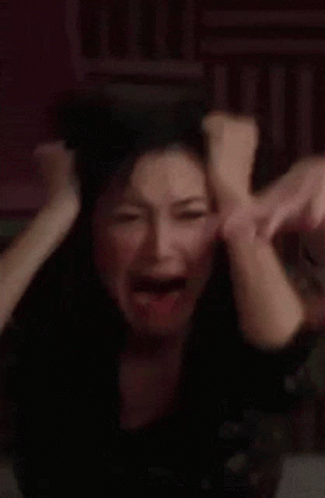 Naya Rivera Horrified While Crying GIF