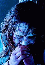 Horror Movie Exorcist Creepy Stare GIF