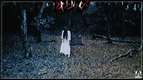 Horror Movie The Ring Glitch Sadako GIF