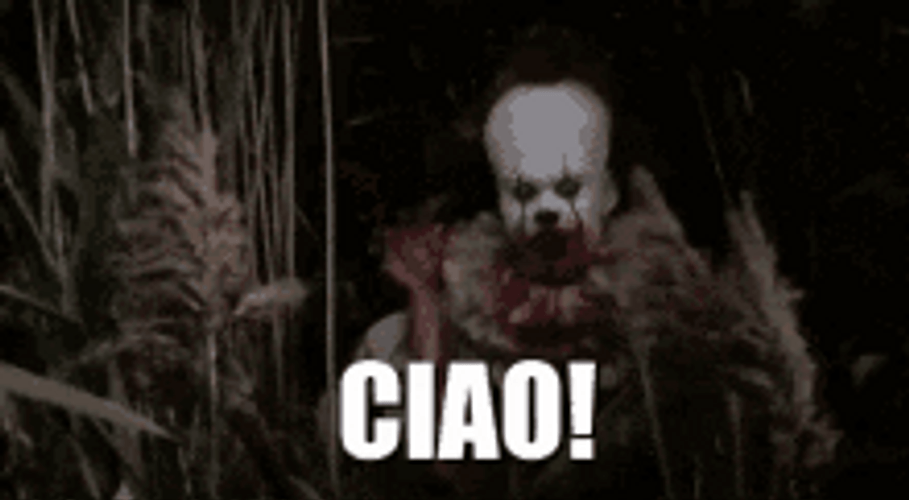 Horror Pennywise It Hello GIF