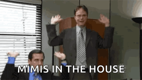 Horse Laying Next To Hay Bowl Saying Mimis Horse GIF