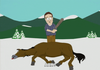 Horse Running Dead GIF