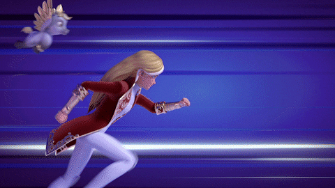 Horse Running Lets Go Tara Duncan GIF