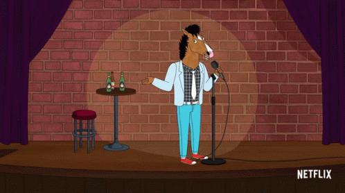 Horse Singing Into Microphone