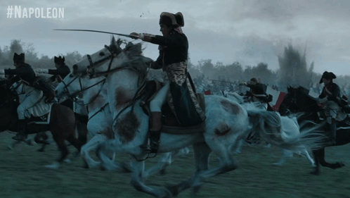 Horseback Riding Into War Napoleon Meme GIF