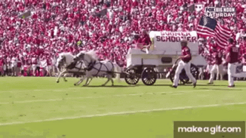 Horses Pulling Wagon GIF