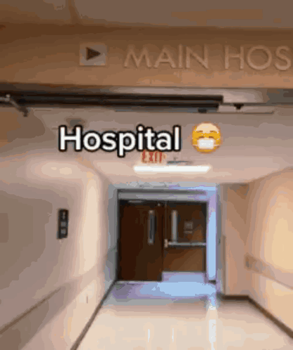Hospital Hallway Sign GIF