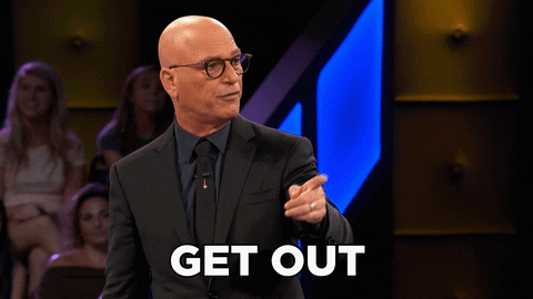 Host Howie Get Out GIF