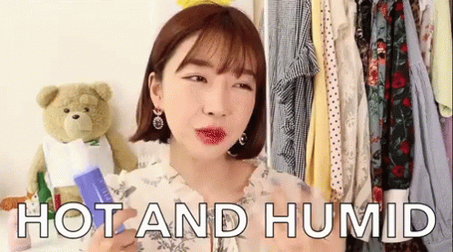 Hot And Humidity Korean Woman GIF
