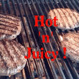 Hot And Juicy Pattie Grilling GIF