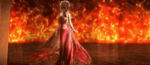 Hot As Hell Elsa Place Is Burning GIF