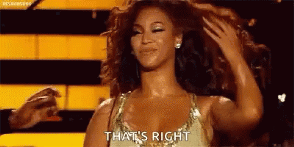 Hot Beyonce Thats Right GIF