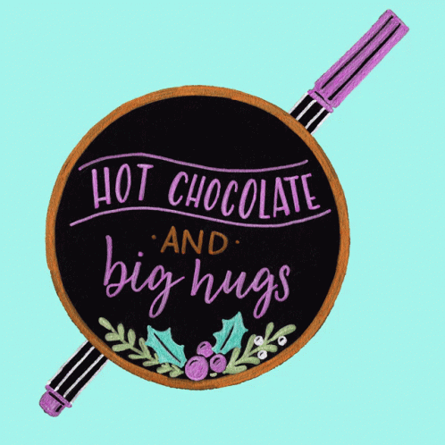 Hot Chocolate And Big Hug GIF