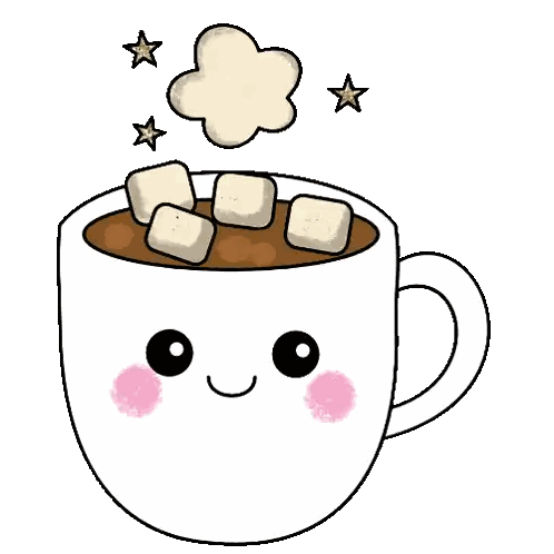 Hot Chocolate With Marshmallows And Stars