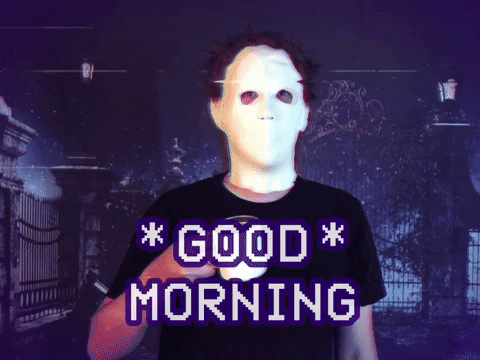 Hot Coffee Good Morning Halloween GIF