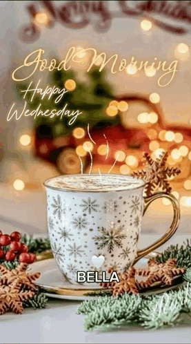 Hot Coffee On Cute Wednesday GIF
