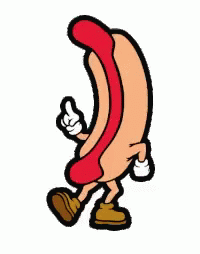 Hot Dog Face Grooving GIF