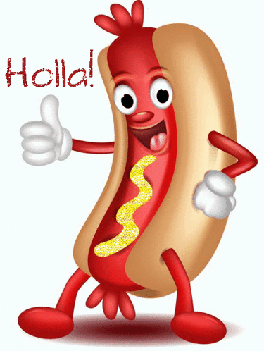Hot Dog Face Holla Thumbs Up GIF