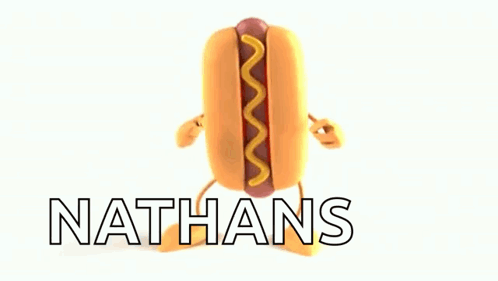 Hot Dog With Arms and Legs Nathans