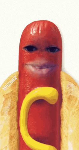 Hot Dog With Face and Mrznez