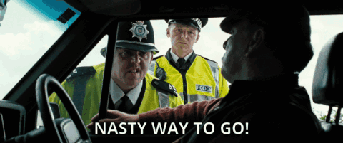 Hot Fuzz Nasty Way To Go GIF