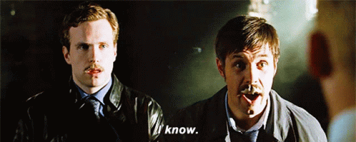 Hot Fuzz Punch That Scene GIF