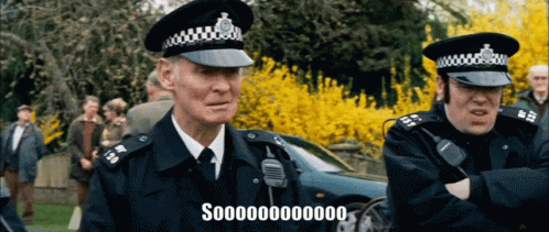 Hot Fuzz So What Do You Reckon Scene GIF