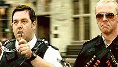 Hot Fuzz Wears Glasses GIF