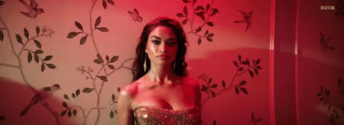 Hot Girl Doing Lets Get It Gesture GIF